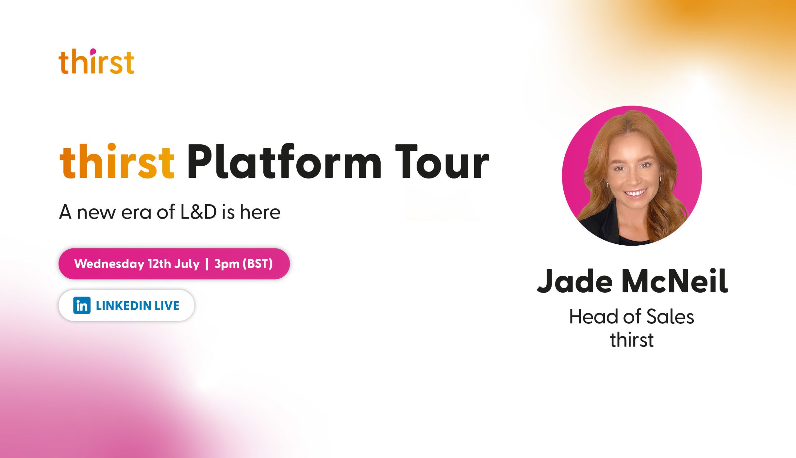Jade McNeil - Thirst Learning Platform Tour