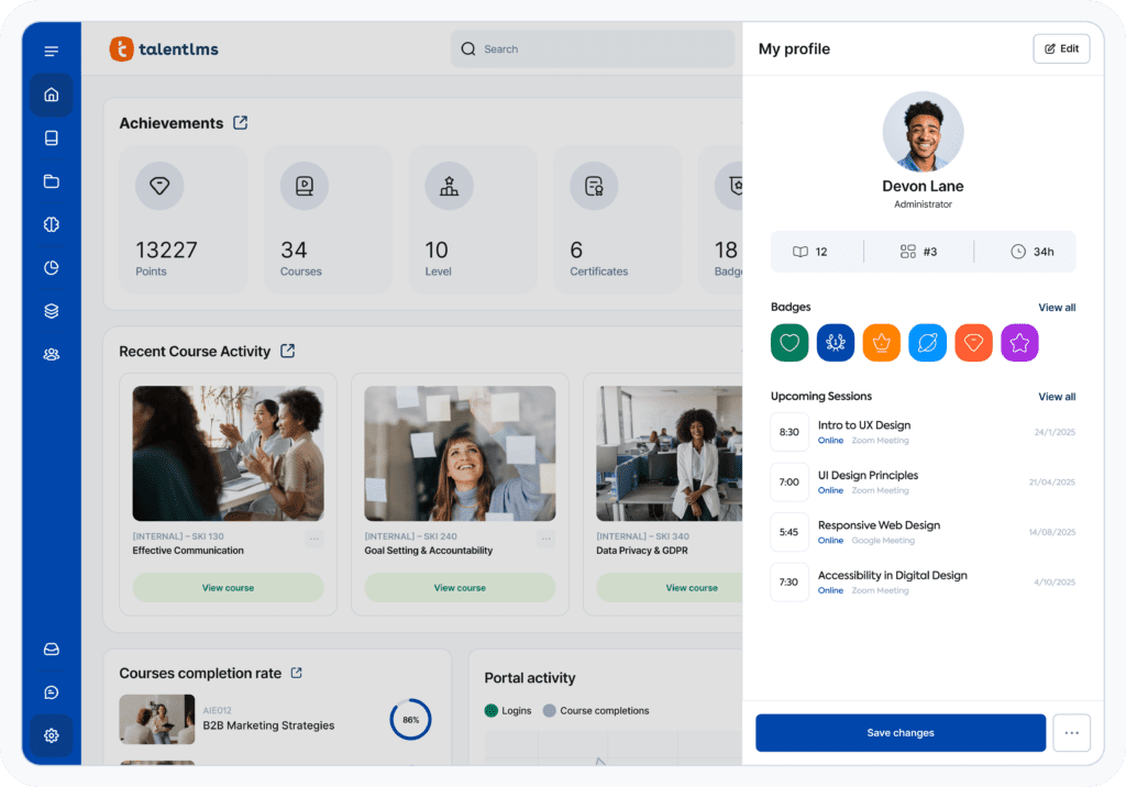 TalentLMS - New Dashboard