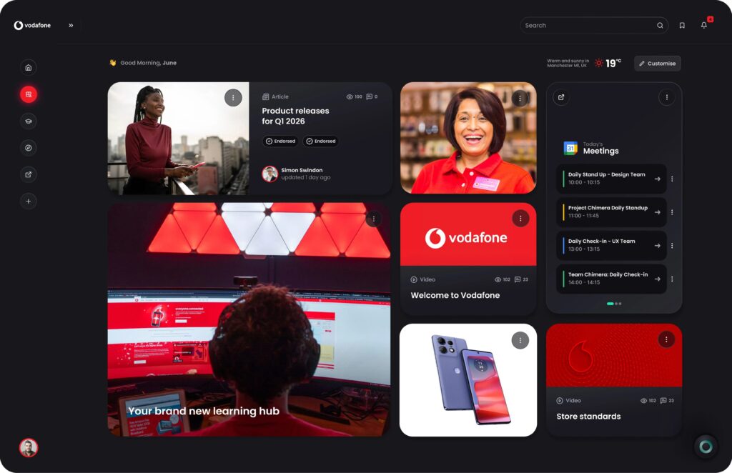 Thrive LMS - New Dashboard