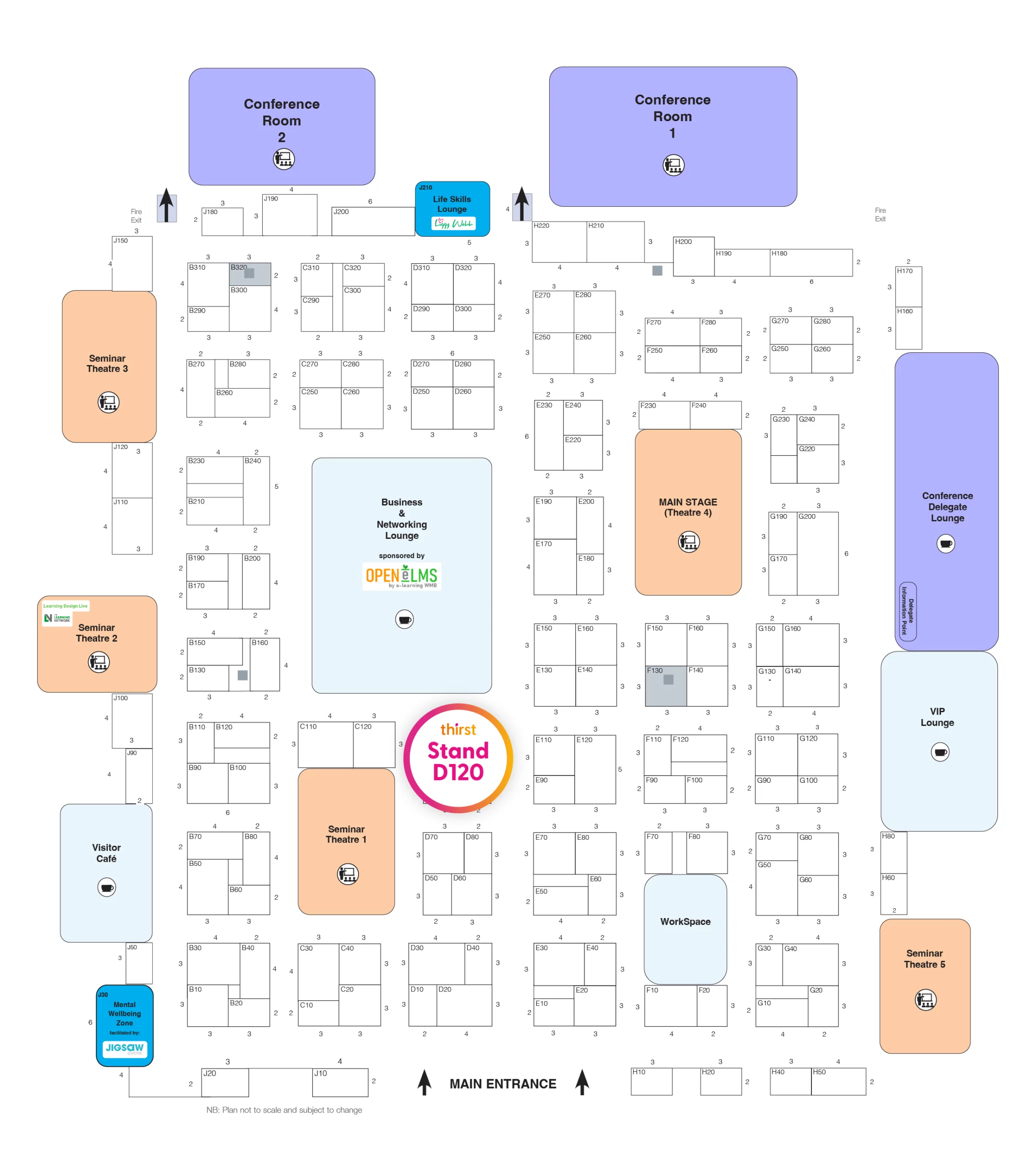 world of learning conference and exhibition 2024 floor plan