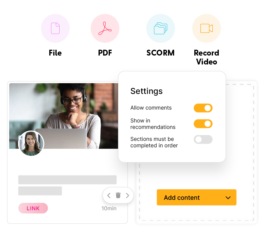 customisable onboarding journeys