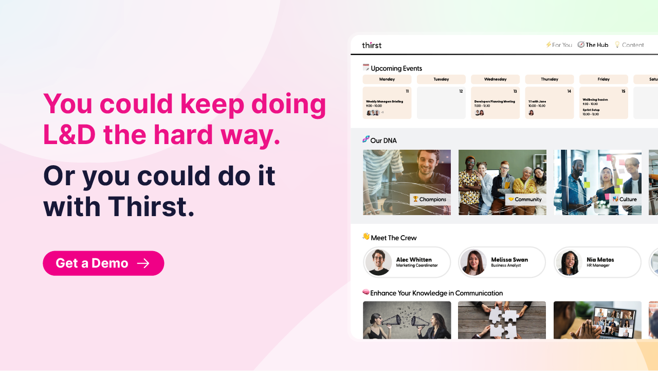 Thirst Blog Promo - Get a Demo